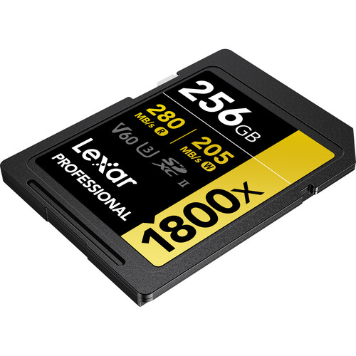 Lexar 256GB Professional 1800x UHS-II SD - 2